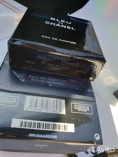 Bleu de chanel 100ml тестер оригинал