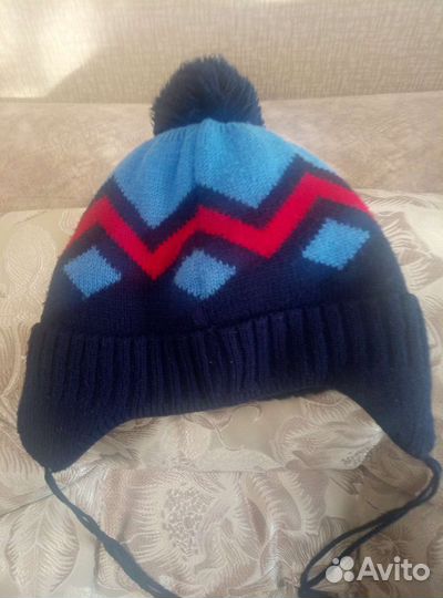 Шапка для мальчика зима р-р 52-54