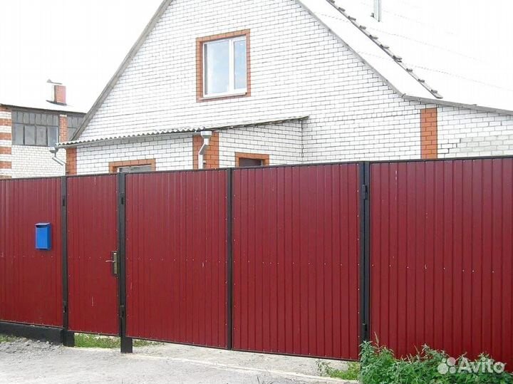 Забор из профнастила