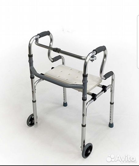 Ходунки с колесами двухуровневые balmy 103