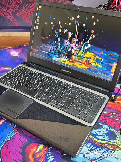 Packard bell intel + 8Ram шустрый ноутбук