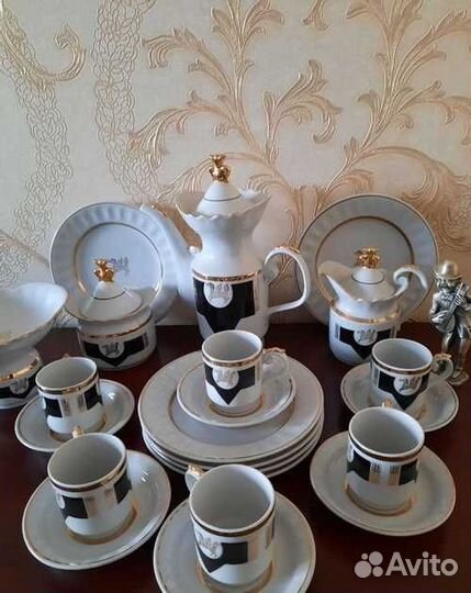 Кофейный сервиз Пегас и Золотой Пегас