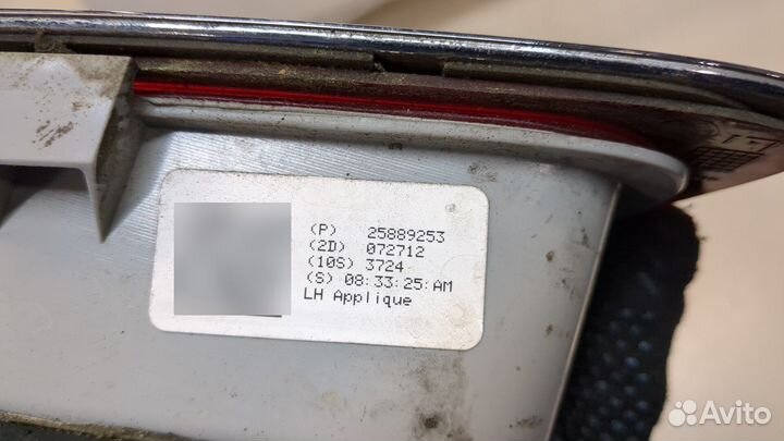 Фонарь крышки багажника Buick Enclave, 2012