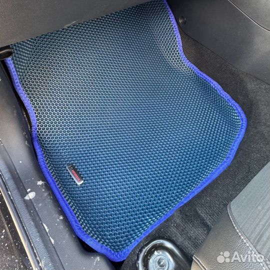 Коврики EVA 3Д на Honda WR-V черный+черный