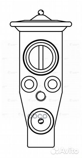 Клапан расш. кондиционера (трв) для а/м Skoda