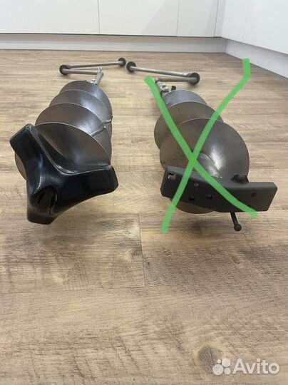 Титановый ледобур 150мм. Новый