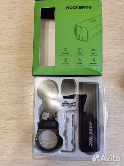 Фонарь для велосипеда rockbros RHL1000