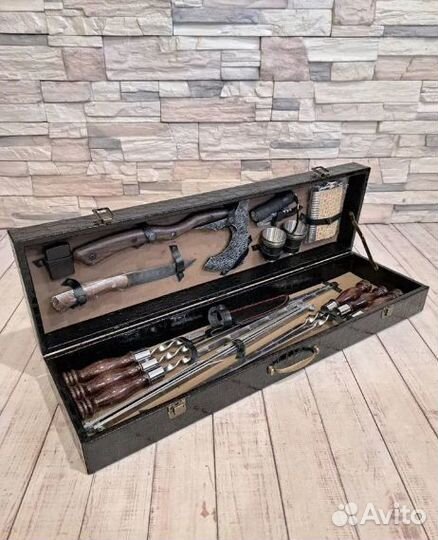 Набор подарочный для пикника шашлычный