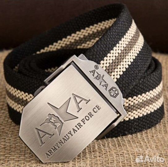 Мужской ремень текстильный