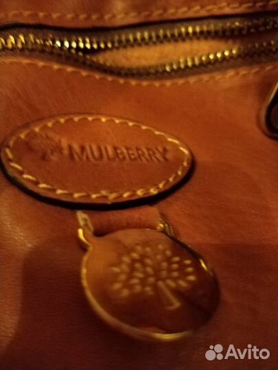 Сумка натуральная кожа mulberry