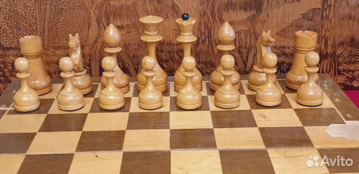 Шахматы деревянные СССР большие