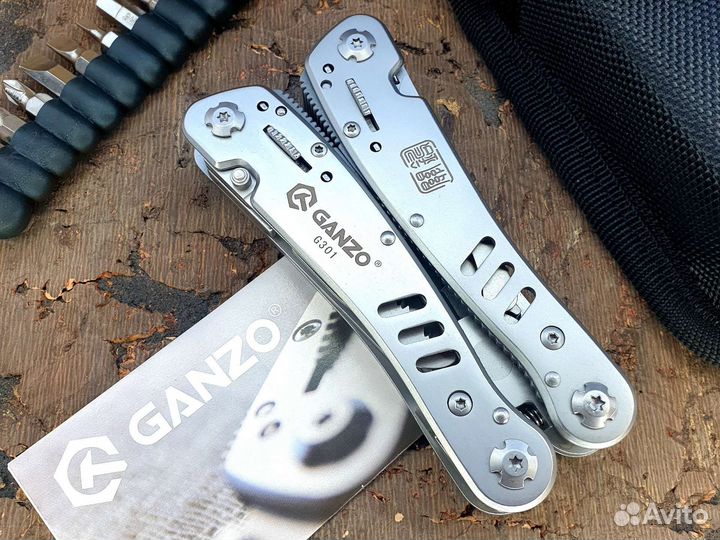 Мультитул Ganzo G-301 Хром