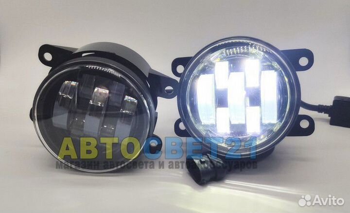 Led противотуманки Лада Веста, Гранта FL, Рено 70W