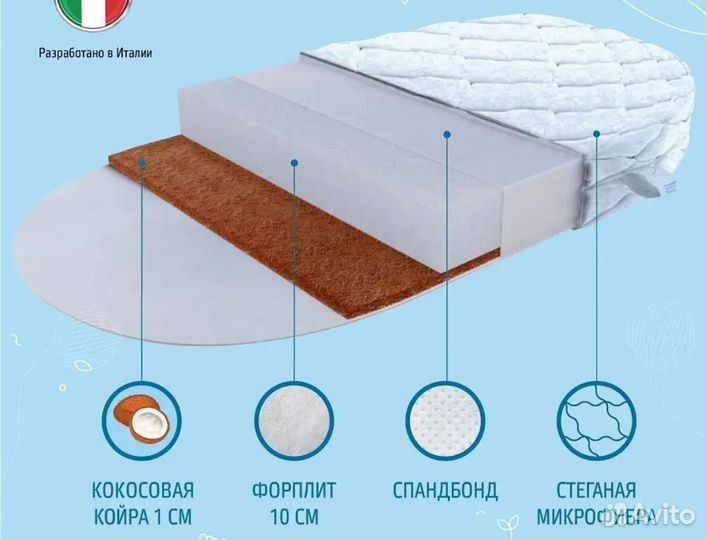Детская кроватка трансформер круглая