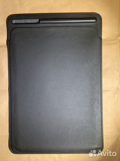 Apple Leather Sleeve Black iPad чехол