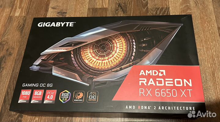 Видеокарта AMD Radeon RX 6650 XT gaming OS
