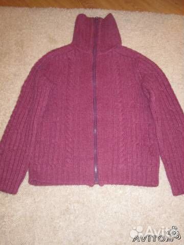 Теплый свитер на молнии для девочки 