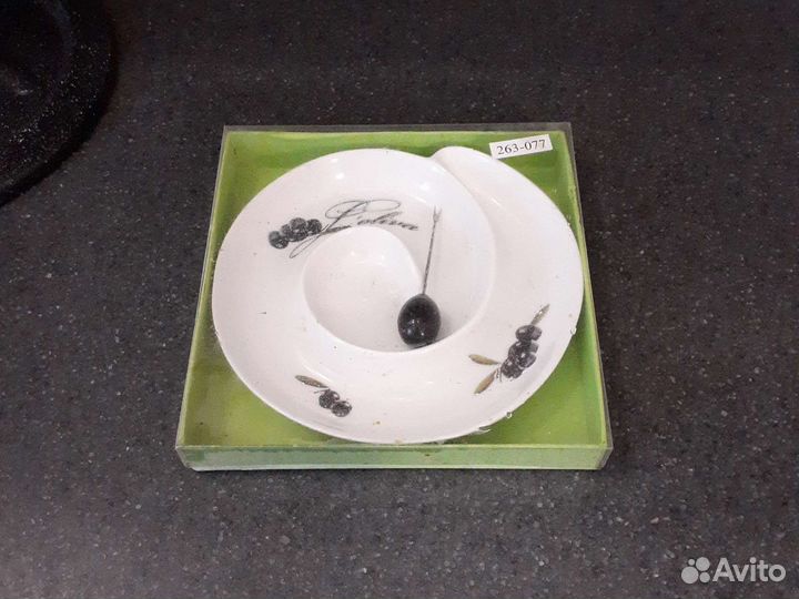 Блюдо сервировочное для оливок новое