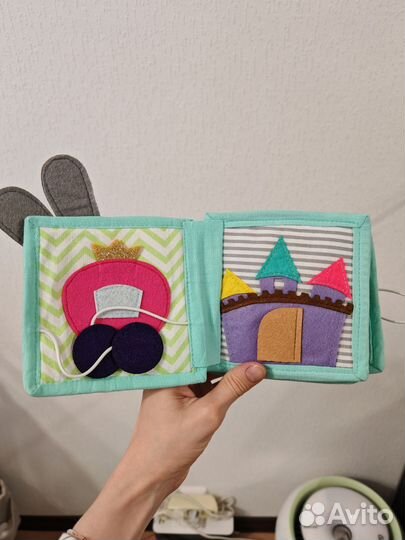 Мягкая книжка игрушка для малышей