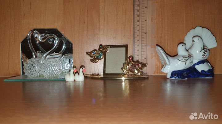 Рамка для фото и декоративные фигури Птицы