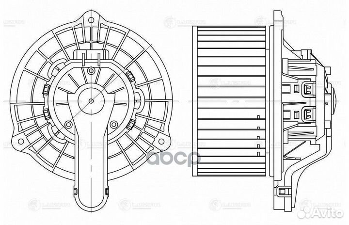 Э/вентилятор отоп. для а/м Kia Sportage III/Hyu