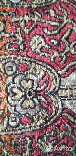 Скатерть с бархатом гдр. Винтаж