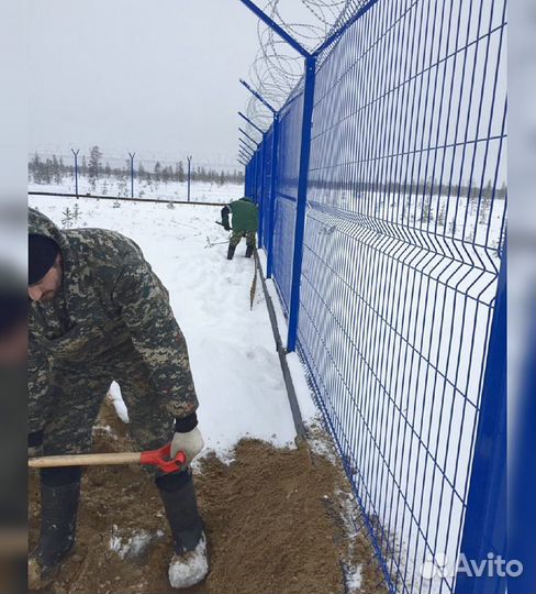 Забор из 3д сетки