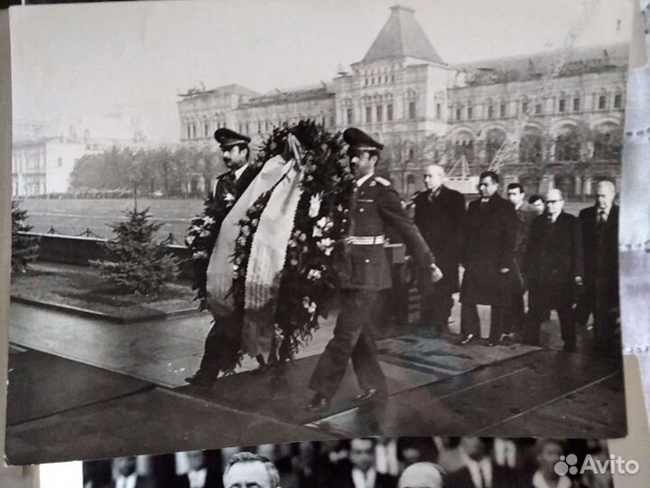 Фото СССР. М.Горбачев, Громыко, Миттеран
