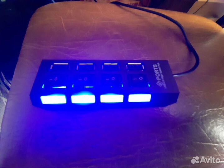 Концентратор USB 4 гнезда OT-pcro8