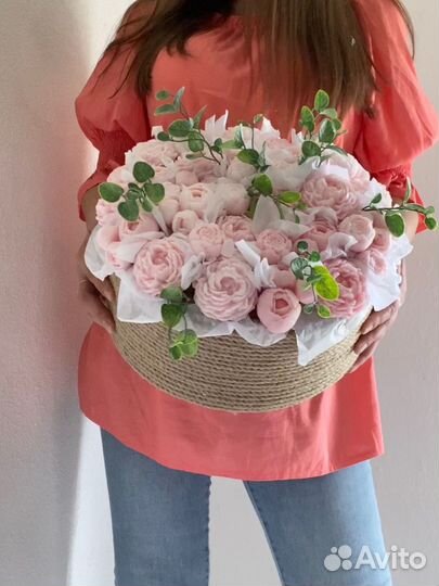 Большой букет из мыла