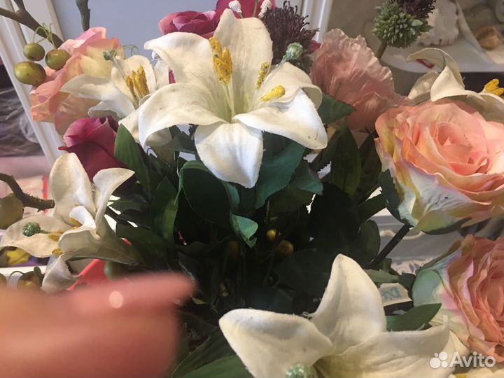 Букет из искусственных цветов - высокого качества