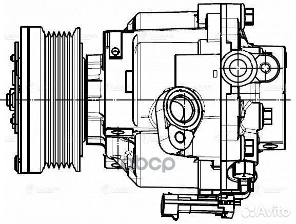 Компрессор кондиц. для а/м Chevrolet Aveo T300