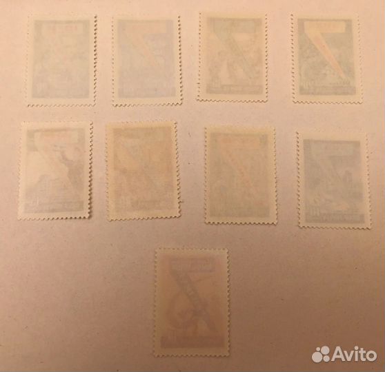 1960 марки СССР семилетний план страны