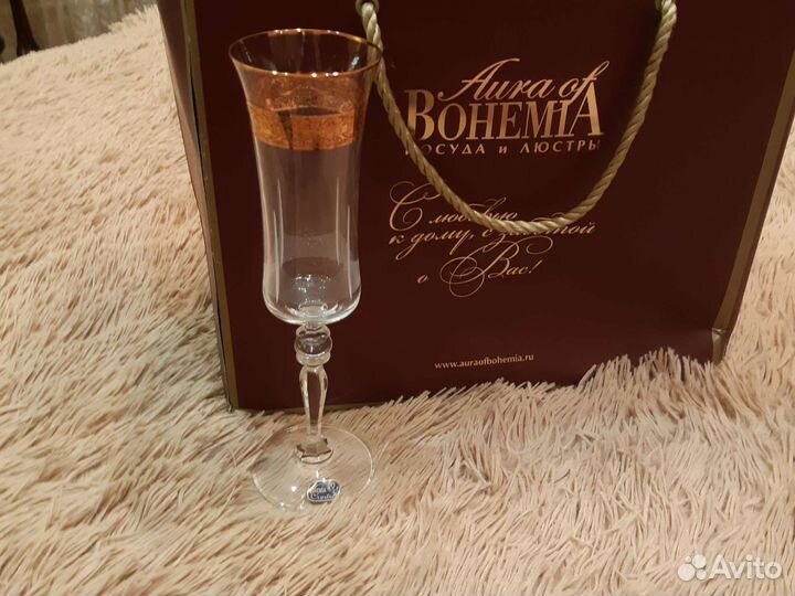 Бокалы хрусталь, Чехия