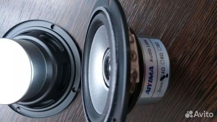 Широкополосные динамики 4ом,10вт 2шт(новые)
