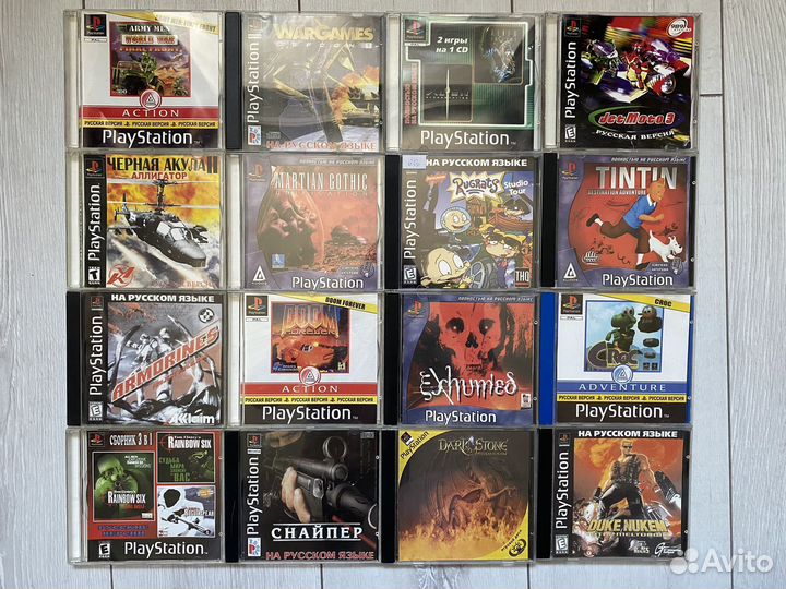 Игры на Sony playstation 1