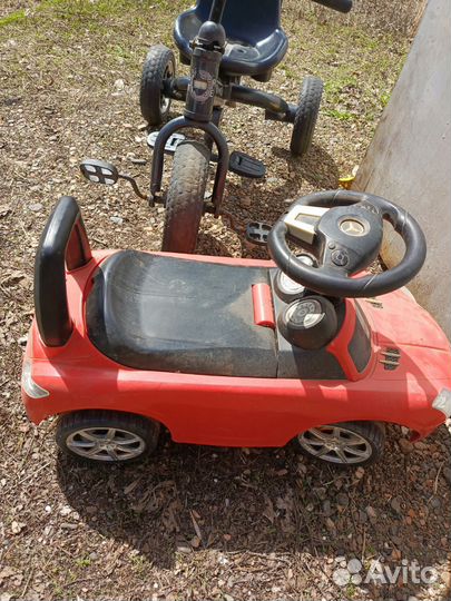 Детская машинка каталка mercedes