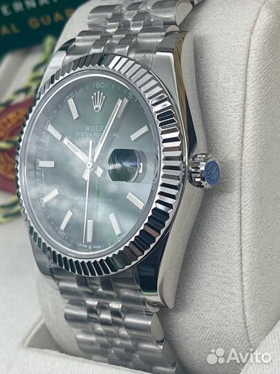 Часы Rolex Datejust green 41mm