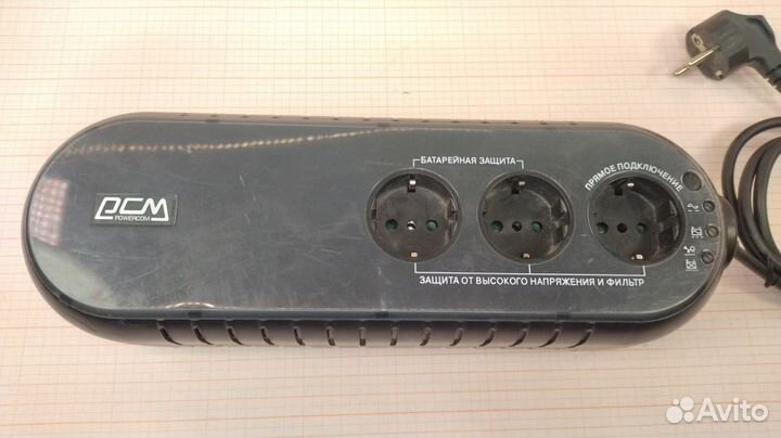 Ибп Powercom WOW-500U б/у, без акб