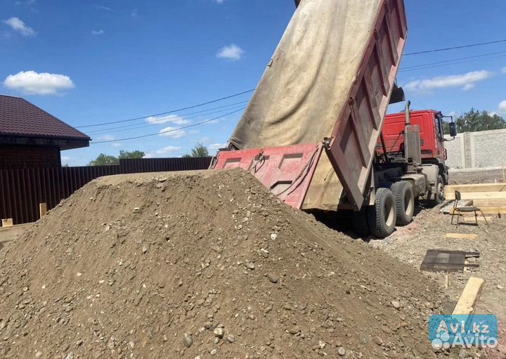 Песок Галька Щебень Гпс Мура Отсев Бутовый камень