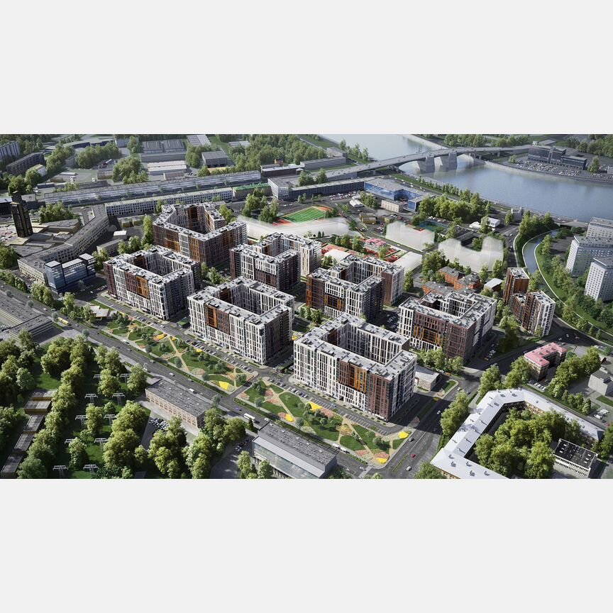 2-к. квартира, 65,7 м², 2/16 эт.