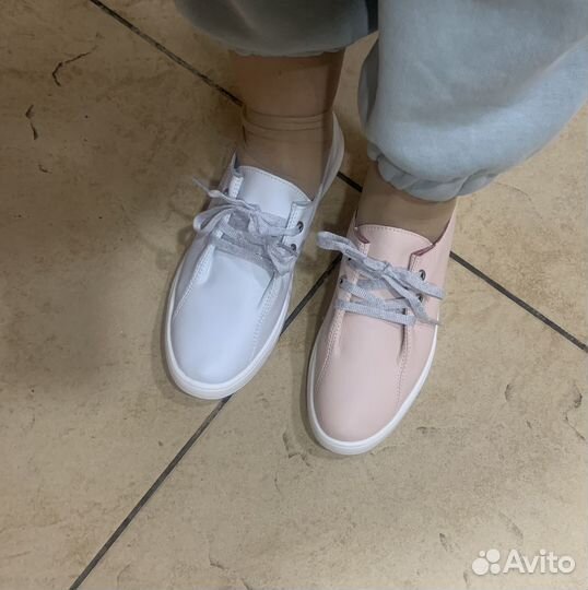 Кеды женские натуральная кожа