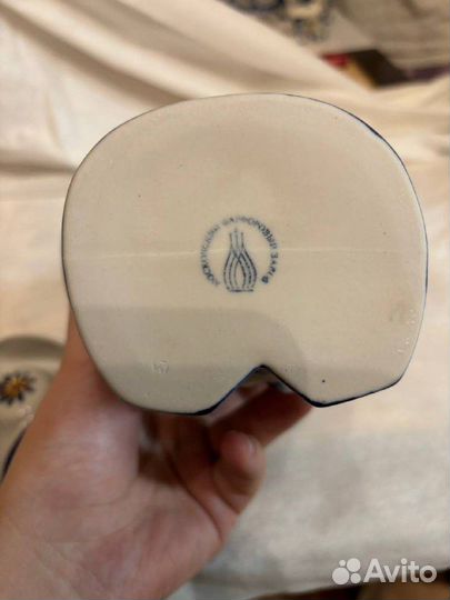 Гжель штоф фигура