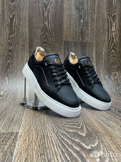 Кеды мужские натуральная кожа boss