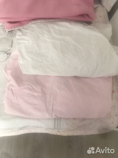 Комплект постельного белья в детскую кроватку