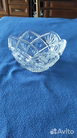 Вазончик хрустальный коллекционный