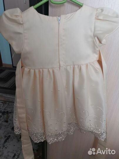 Нарядное платье для девочки 80 86