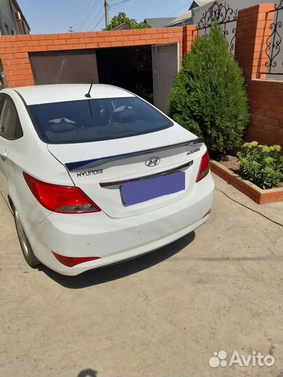 Задний сполер на солярис