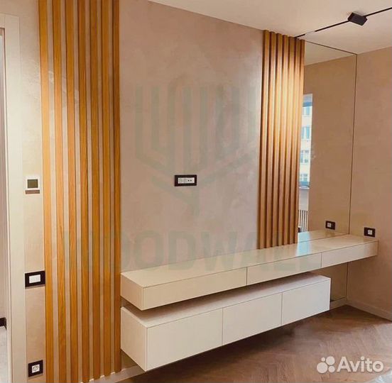 Декоративные рейки из мдф 56 шт