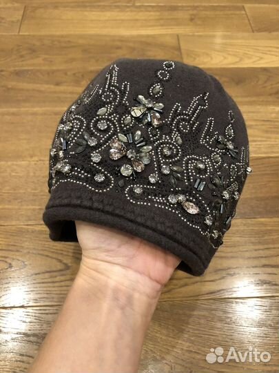 Шапка женская шерстяная